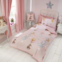Rapport Home Float Away Polycotton Duvet Cover Set With Pillowcase in Light Pink | Size: Single