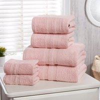Rapport Home Camden Pure Cotton Towels in Dusty Pink