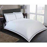Rapport Home Mayfair Polycotton Duvet Cover Set With Pillowcase in Black | Size: Single