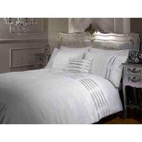 Rapport Home Crystal Boudoir Filled Cushion (50x30 cm) in White | Size: 30 cm x 50 cm