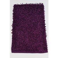 Rapport Home Oxford Shaggy Rug (55x85 cm) in Aubergine
