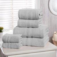 Rapport Home Camden Pure Cotton Towels in Silver