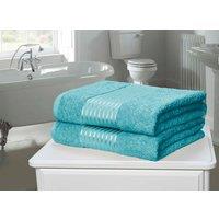 Rapport Home Windsor Cotton Face Cloth Towel (30x30 cm) in Aqua