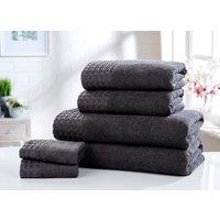 Rapport Home Retreat Cotton Super Soft & Absorbant Towel in Charcoal
