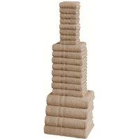 Rapport Home W500 Luxurious 500 GSM Face Towel in Light Brown