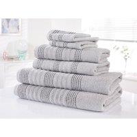 Rapport Home Spa 100% Cotton Super Soft & Absorbent Towel in Silver