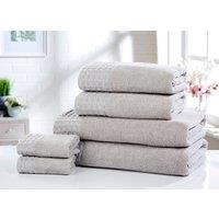 Rapport Home Retreat Cotton Super Soft & Absorbant Towel in Silver
