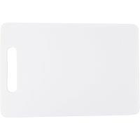 KitchenCraft Everyday Home Glass Work Surface Protector, Retro Breakfast Design in White