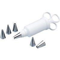 KitchenCraft Icing Syringe With Stainless Steel Nozzles