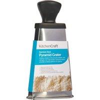 KitchenCraft Stainless Steel 20cm Triangular Box Grater in Metallics