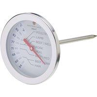 MasterClass Large Stainless Steel Meat Thermometer in Silver