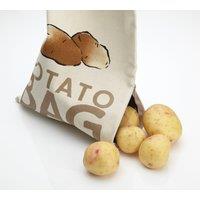 KitchenCraft Stay Fresh Potato Bag in White