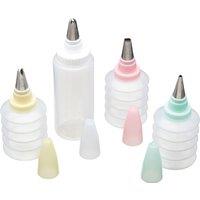 KitchenCraft Cookie & Cupcake Decorating Kit in White
