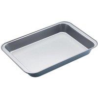KitchenCraft Non-Stick Roasting Pan 37.5x25.5x4.5cm, Card Insert in Mid Grey | Size: 37.5x25.5x4.5 cm