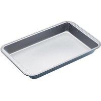 KitchenCraft Non-Stick Baking Pan, Carbon Steel Oven Tray, 31.5 x 20cm in Mid Grey | Size: 31.5 x 20 cm