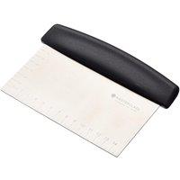 MasterClass Stainless Steel Dough Cutter, Carded in Black