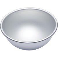MasterClass Silver Anodised Aluminium Hemisphere Cake Tin, 15cm in Dark Grey