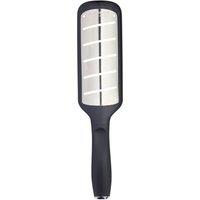 MasterClass West Blade Handheld Stainless Steel Cheese Grater with Handle Medium Holes in Black