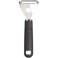 MasterClass Soft Grip Stainless Steel Y Shaped Peeler in Black