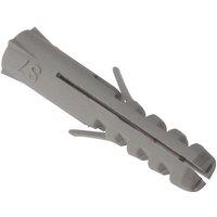 Forgefix Nylon Wall Plug Rimless M6 X 30Mm Bag 100 in Grey