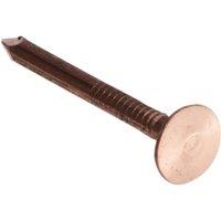 Forgefix Multi-Purpose Clout Nails Copper 30 X 2.65Mm (1Kg Bag) in Pink