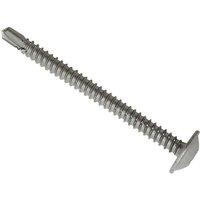 Forgefix Techfast Baypole Screw Wafer Head Torx 4.8 X 70Mm Box 100 in Silver