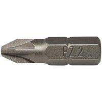 Forgefix Spectre S2 Pozidriv Compatible Bit PZ2 x 25mm (Card 2) in Silver