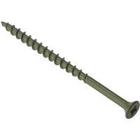 Forgefix Decking Screw Pozi St Green Anti-Corrosion 4.5 X 75Mm Box 200
