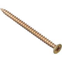 Forgefix Multi-Purpose Pozi Screw Csk St Zyp 4.0 X 75Mm Box 100 in Silver