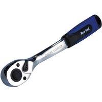 Bluespot Tools Soft Grip Ratchet 72 Teeth 1/2In Drive in Blue