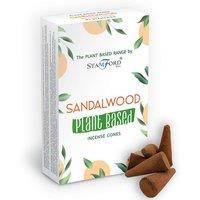 KDMD Plant Based Incense Cones - Sandalwood in White