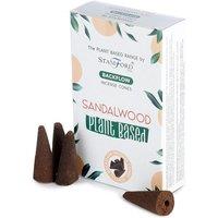 KDMD Plant Based Backflow Incense Cones - Sandalwood in White