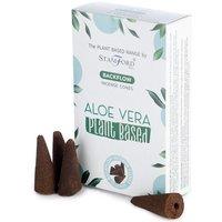 KDMD Plant Based Backflow Incense Cones - Aloe Vera in White