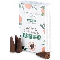 KDMD Plant Based Backflow Incense Cones - Apple & Cinnamon in White