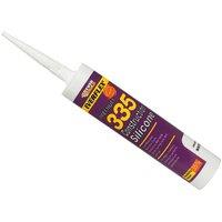 Everbuild 335 Construction Silicone White 295Ml