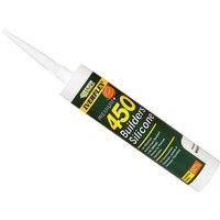 Everbuild 450 Builders Silicone Sealant White 310Ml