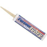 Everbuild Forever Ivory Sealant 295Ml in White