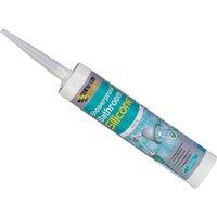 Everbuild Showerproof Bathroom Silicone White 280Ml