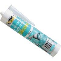 Everbuild Showerproof Bathroom Silicone Translucent 280Ml in White
