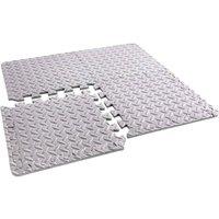 Phoenix Fitness Gym Floor Tiles in Grey | Size: 30