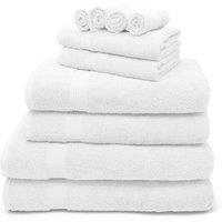 Velosso Luxury 100% Egyptian Cotton Towels 550gsm - Soft & Absorbent Cotton Towels in White