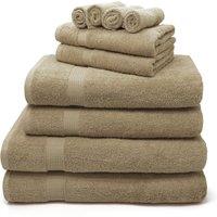 Velosso Luxury 100% Egyptian Cotton Towels 550gsm - Soft & Absorbent Cotton Towels in Natural