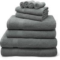 Velosso Luxury 100% Egyptian Cotton Towels 550gsm - Soft & Absorbent Cotton Towels in Grey