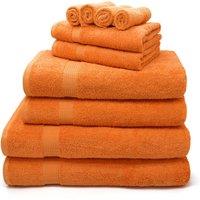 Velosso Luxury 100% Egyptian Cotton Towels 550gsm - Soft & Absorbent Cotton Towels in Orange