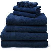 Velosso Luxury 100% Egyptian Cotton Towels 550gsm - Soft & Absorbent Cotton Towels in Navy