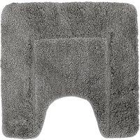 Velosso Cashmere Feel Bath/ Pedestal Mat Anti Slip Bathmats in Grey | Size: Small