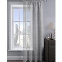 Velosso Alessandria Sheer Voile Panel Slot Top in Silver | Size: 137 cm width x 137 cm drop
