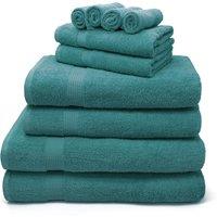 Velosso Luxury 100% Egyptian Cotton Towels 550gsm - Soft & Absorbent Cotton Towels in Aqua
