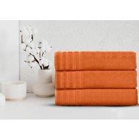 Velosso Everyday 100% Cotton Towels - Quick Dry & Water Absorbant in Orange