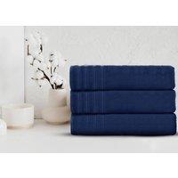 Velosso Everyday 100% Cotton Towels - Quick Dry & Water Absorbant in Navy